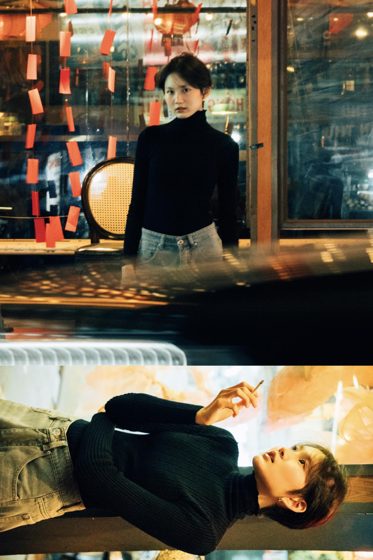 Thảo, Night bar, black turtleneck, frame 6 of 6